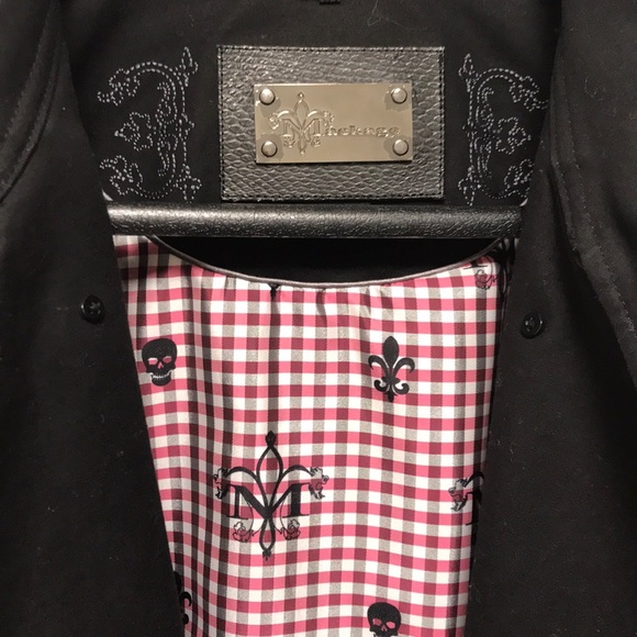 Mackage Black Trench Coat - Picture 3 of 6